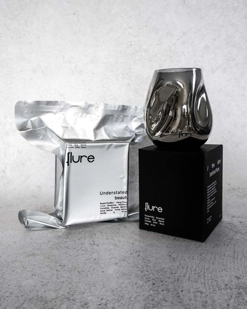 Flure - Understated Beauti Hand Blown Candle 305g
