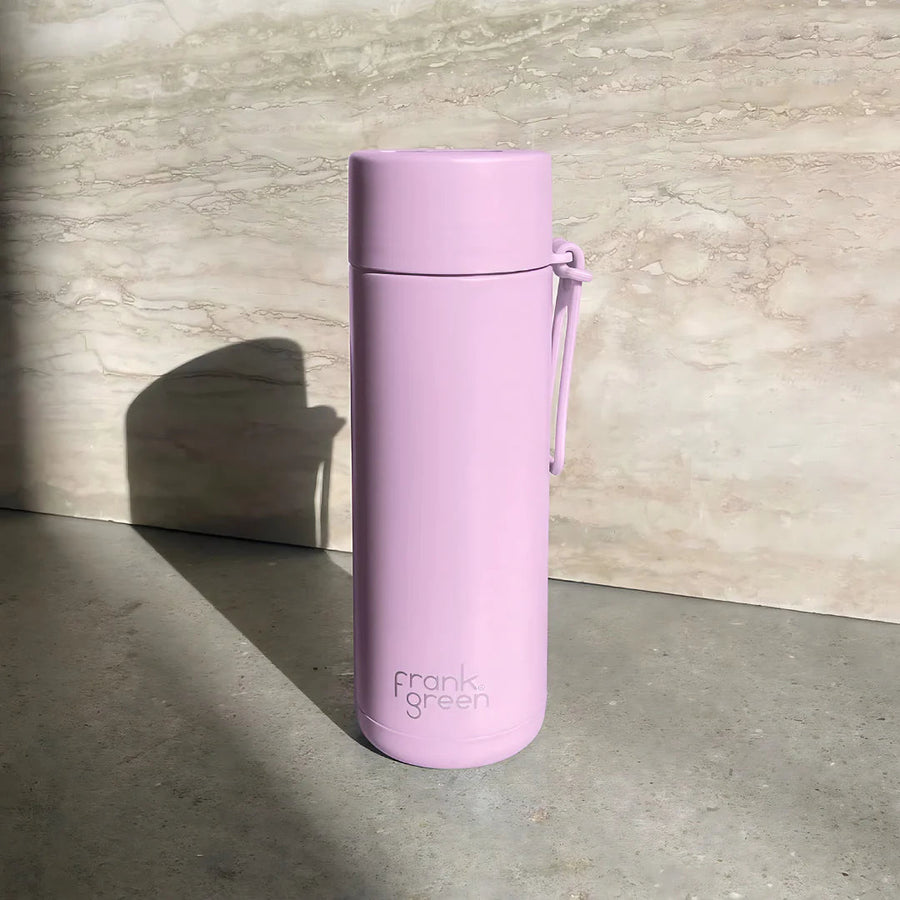 Frank Green Ceramic Reusable Bottle 20oz/595ml - Lilac Haze