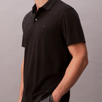 Calvin Klein Supima Chest Embro Polo - Black