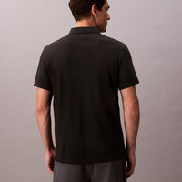 Calvin Klein Supima Chest Embro Polo - Black