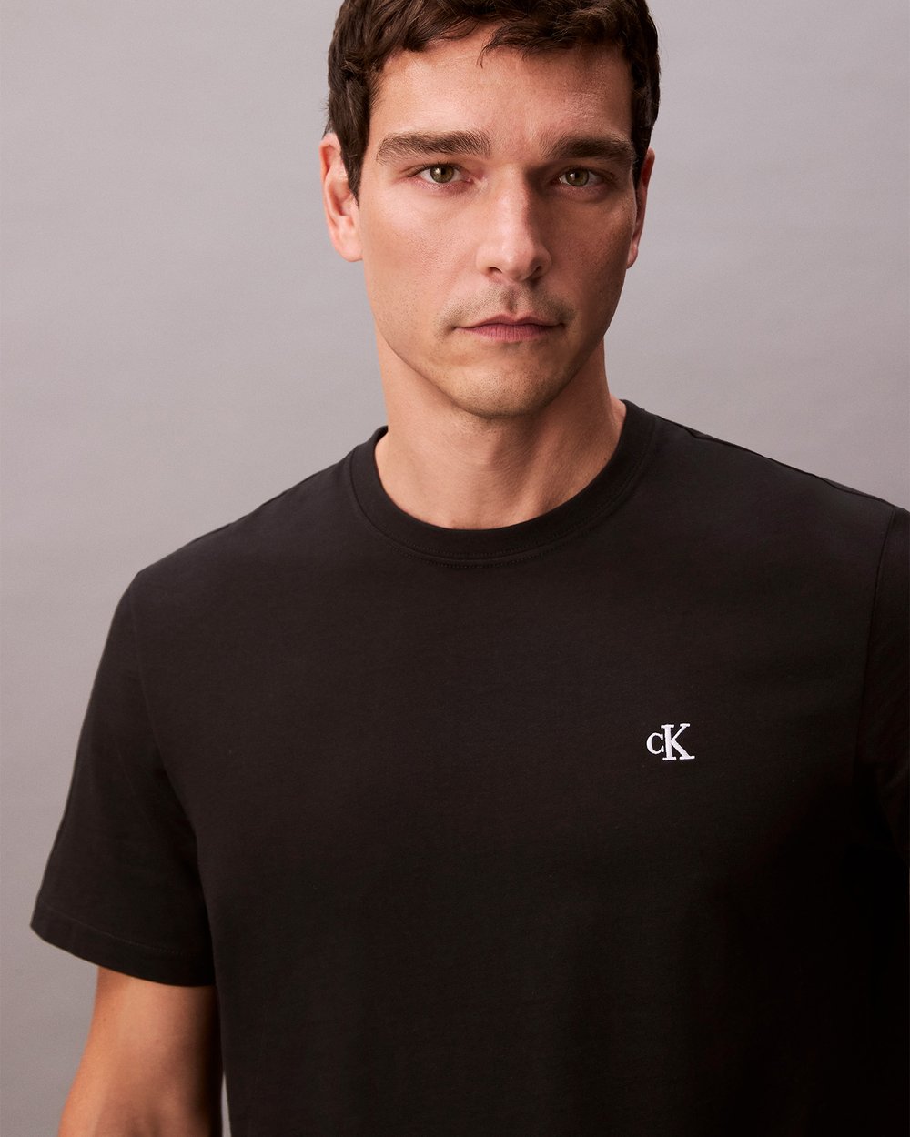 Calvin Klein SS Easy Monogram - Black