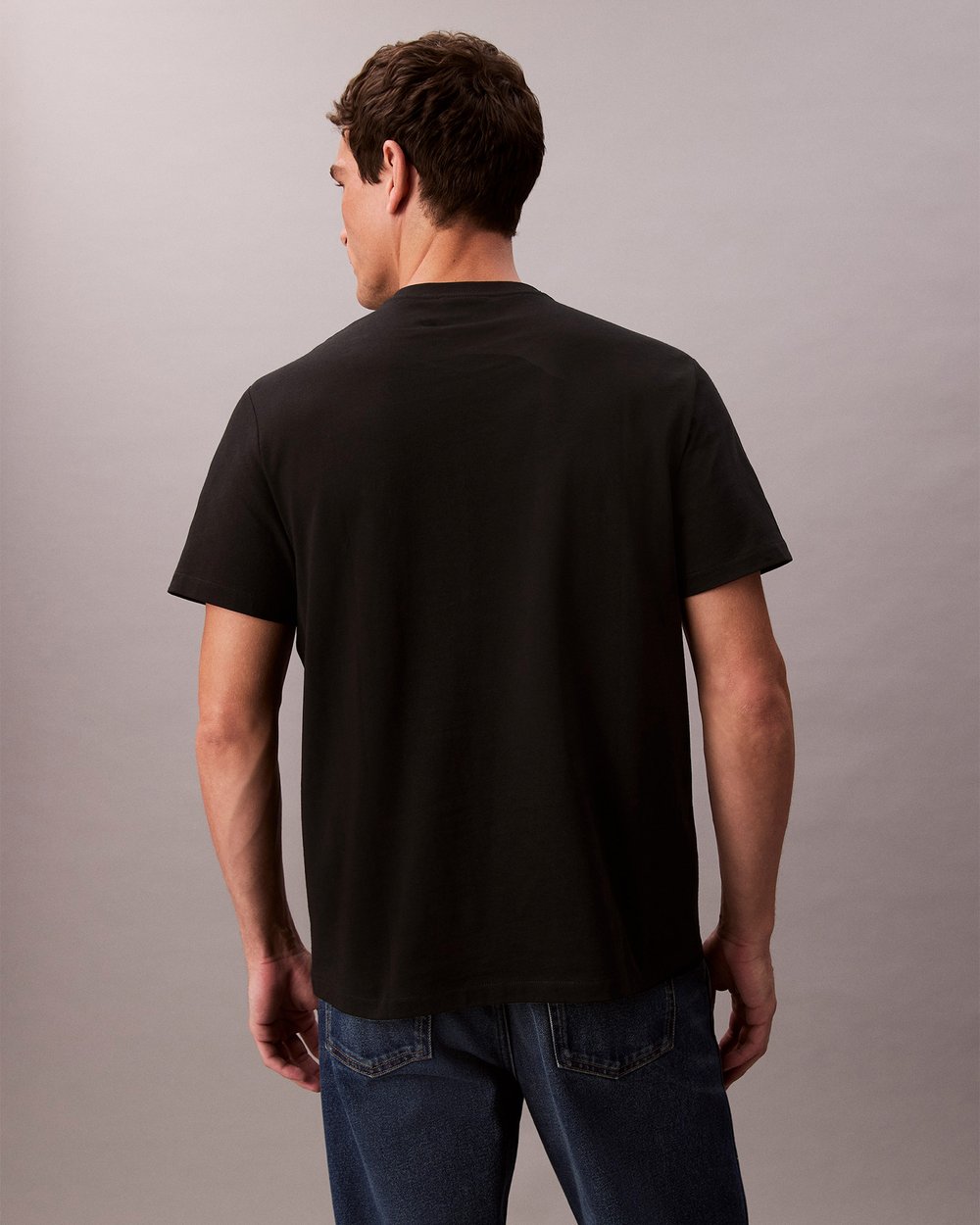 Calvin Klein SS Easy Monogram - Black