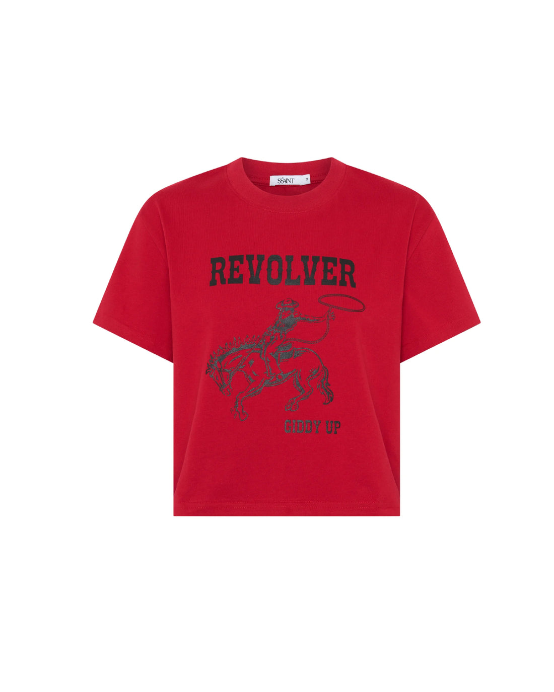 SŚAINT Giddy Up Baby Tee - Red