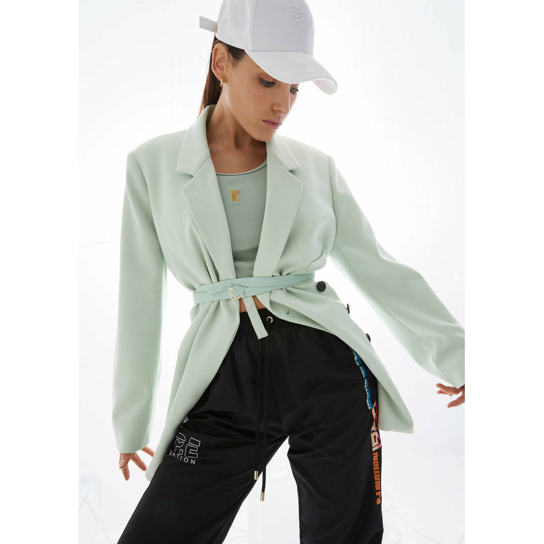P.E Nation Wondergoal Jacket - Celadon