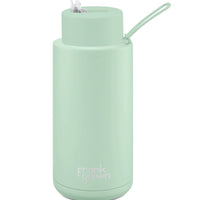 Frank Green Ceramic Reusable Bottle 34oz/1000ml - Mint Gelato