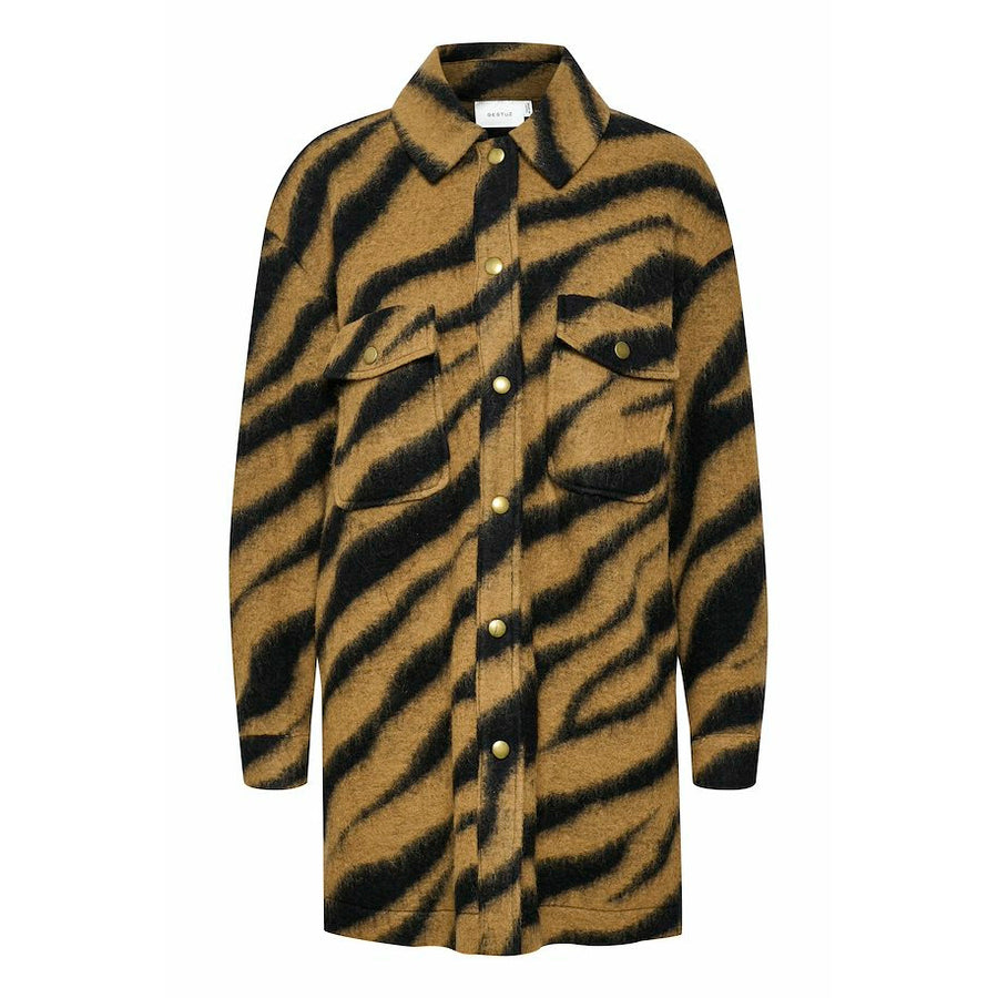 Gestuz OlenaGZ Shirt - Zebra Camel/Black