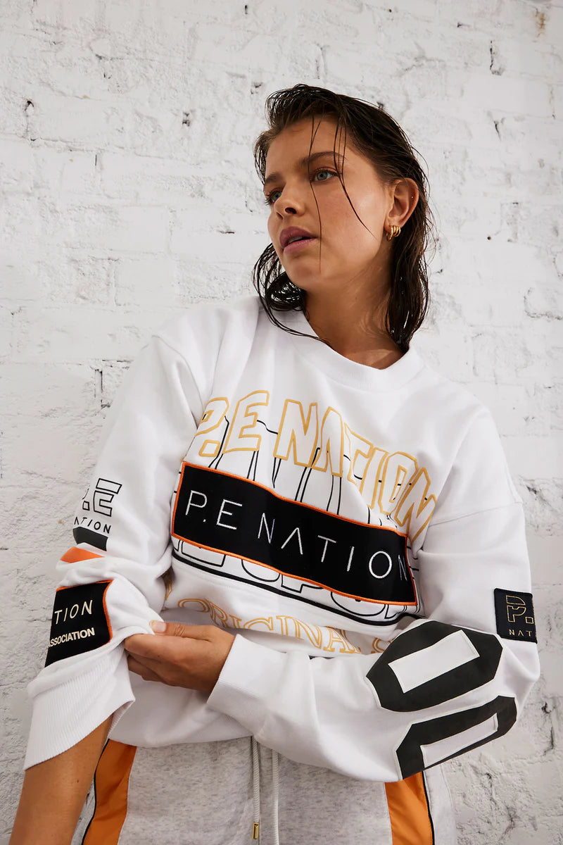 Pe nation white best sale jumper