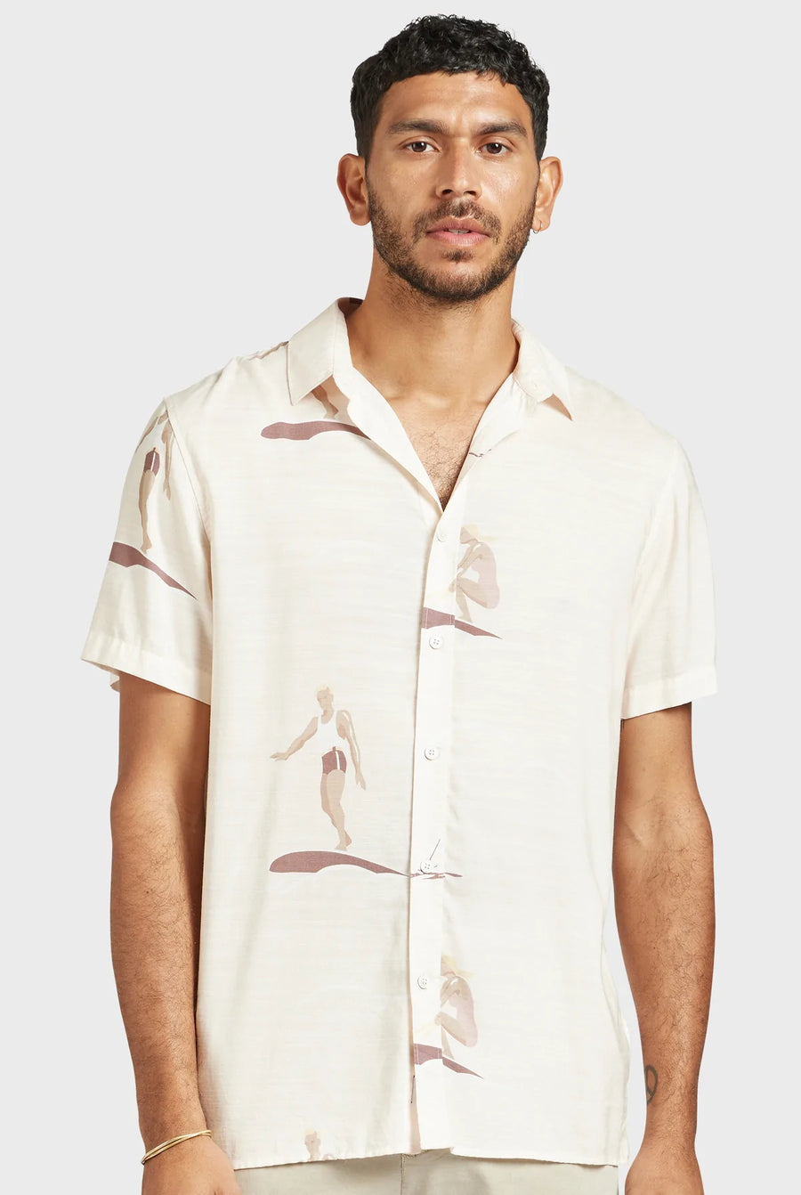 The Academy Brand Herbie Shirt - Salt