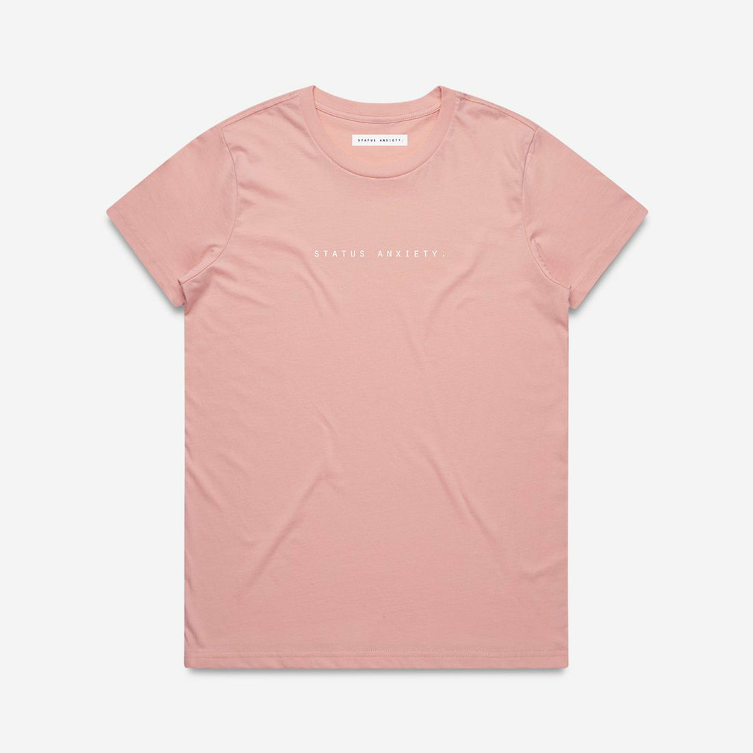 Status Anxiety Think It Over Women's Tee - Pale Pink
