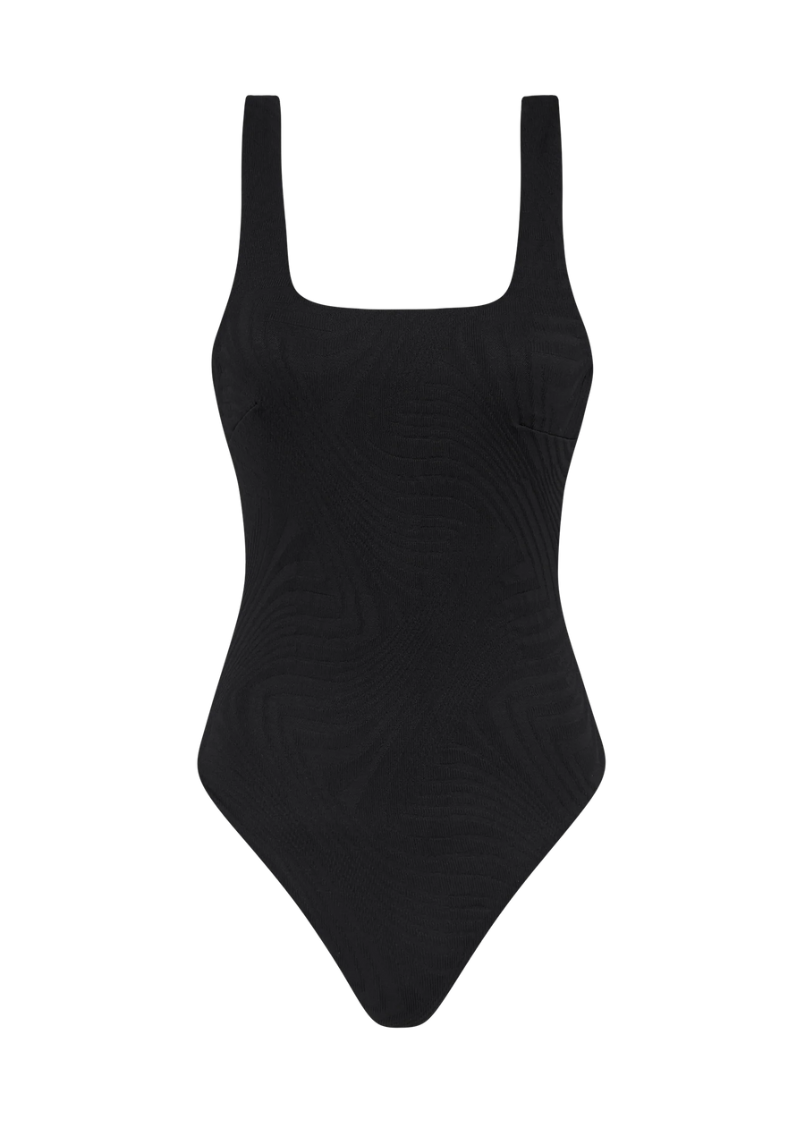 Fella Swim Harvey Specter Full Piece - Black