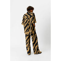 Gestuz BothildeGZ SS Shirt - Maxi Zebra Tiger's Eye