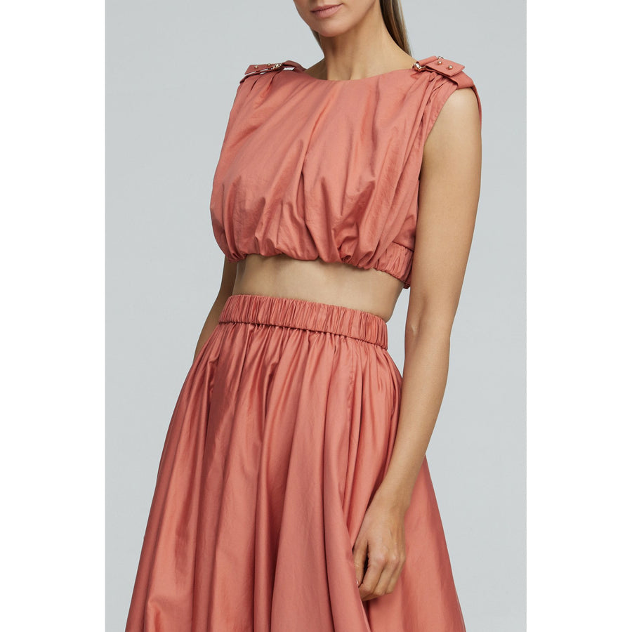 Acler Landon Top - Terracotta