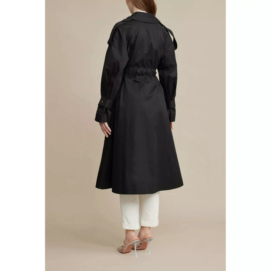 Acler Marco Trench - Black