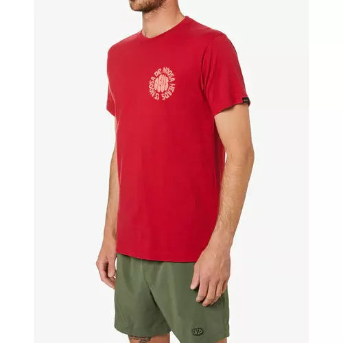 Deus Ex Machina Noosa Surf (Regular Fit) Tee - Jester Red