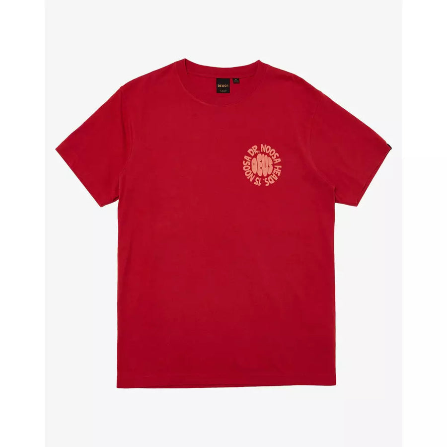 Deus Ex Machina Noosa Surf (Regular Fit) Tee - Jester Red