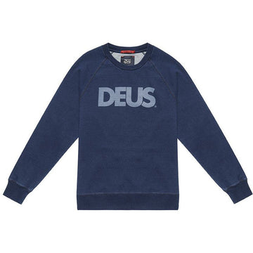 Deus Ex Machina All Caps Crew - Dark Indigo