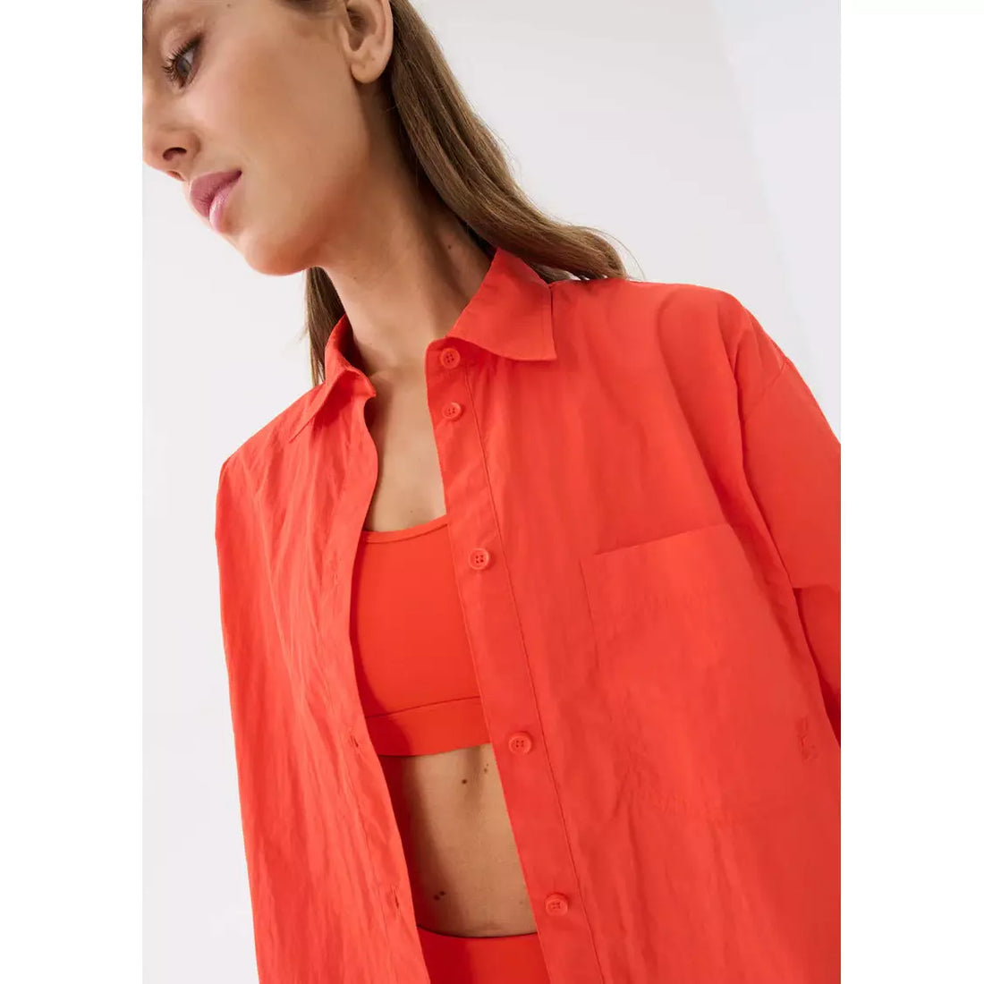P.E Nation Interval Shirt - Cherry Tomato