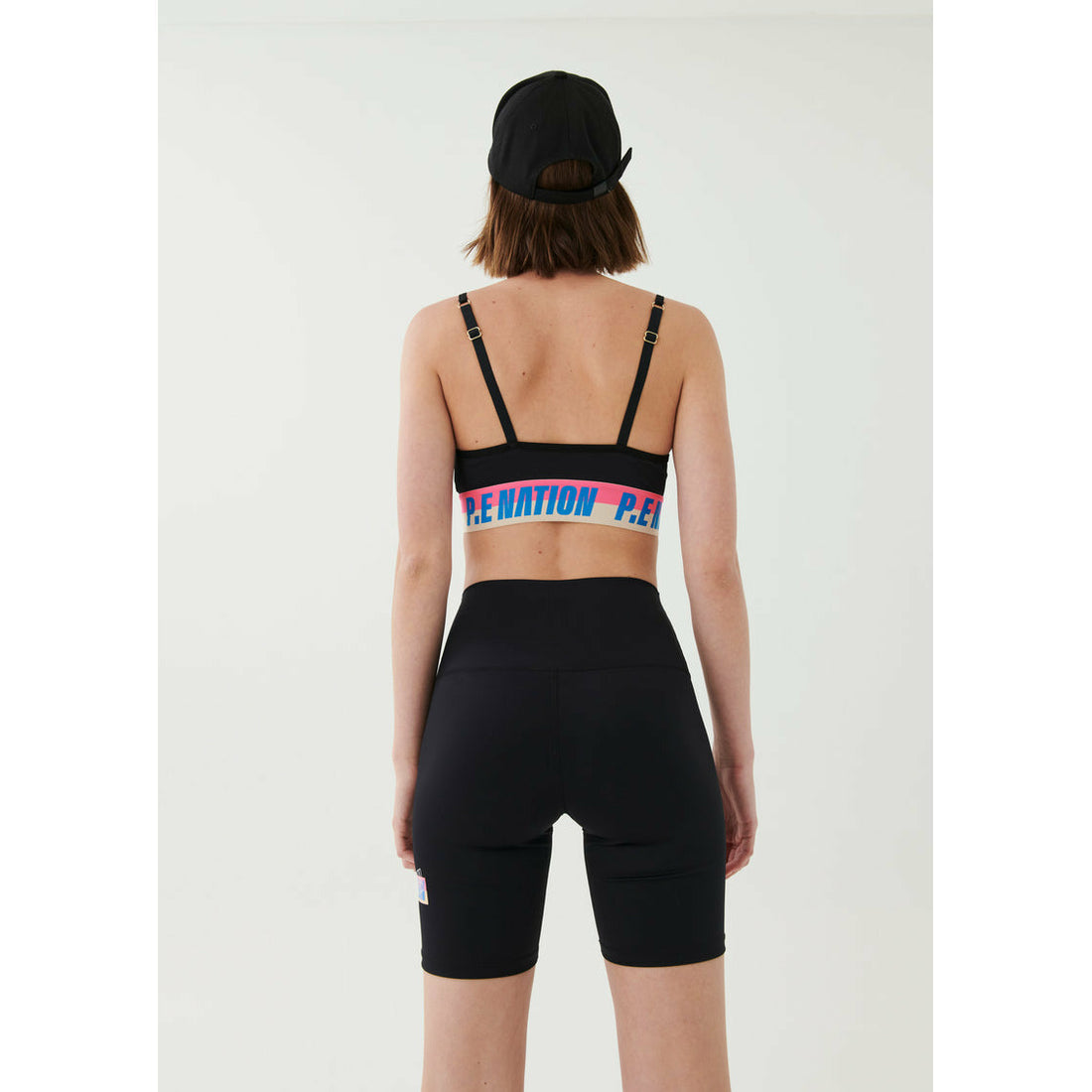 P.E Nation Half Volley Sports Bra - Black