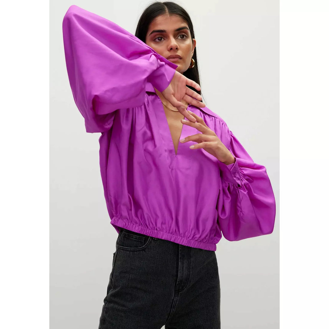 Rohe Petale Top - Electric Purple