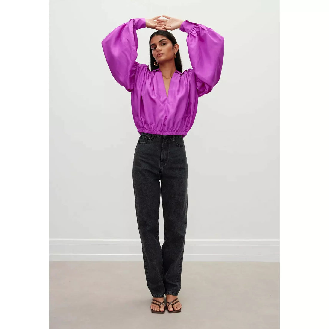 Rohe Petale Top - Electric Purple