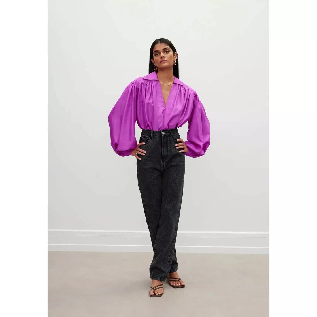 Rohe Petale Top - Electric Purple