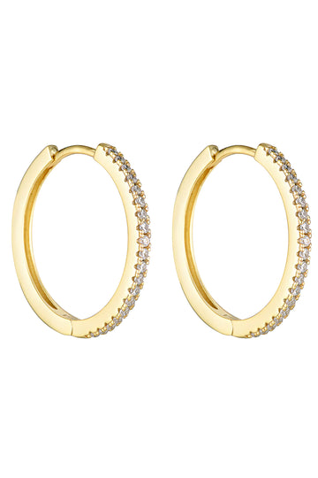 Porter Jewellery Angel Hoops (20mm) - Gold Vermeil