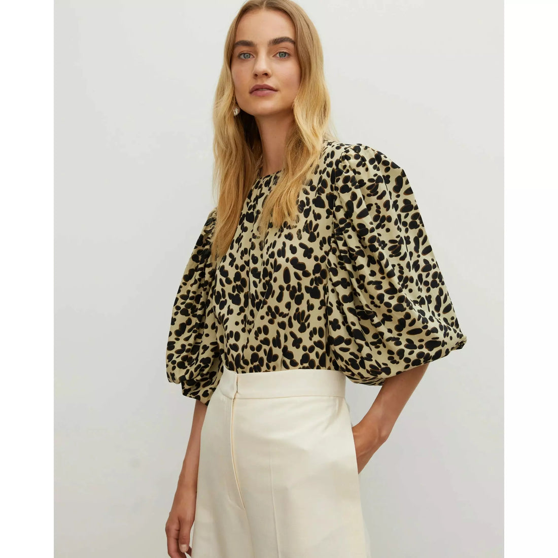 Rohe Saar Top - Pebble Print