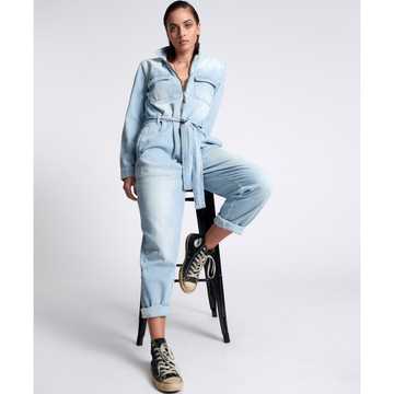 One Teaspoon Claudia Overalls - Angel Blue