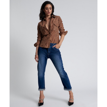 One Teaspoon Luxe Power Blue Bandit Relaxed Jeans - Power Blue