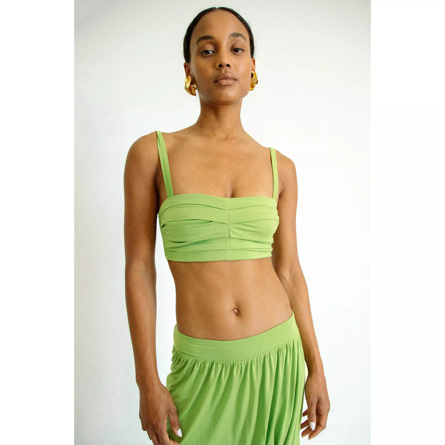 The Line By K Aletti Bra Top - Apple Green