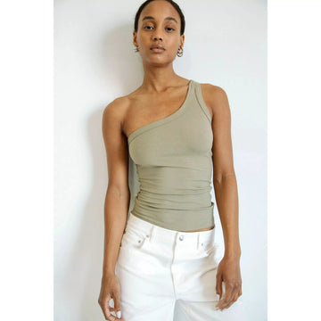 The Line By K Driss Tank Top - Artichoke