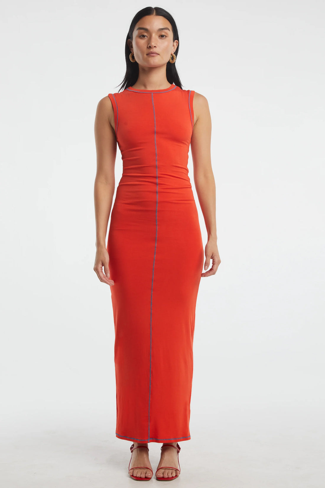 The Line By K Inez Dress - Persimmon