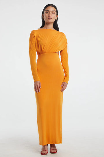 The Line By K Pascal Dress - Tangerine