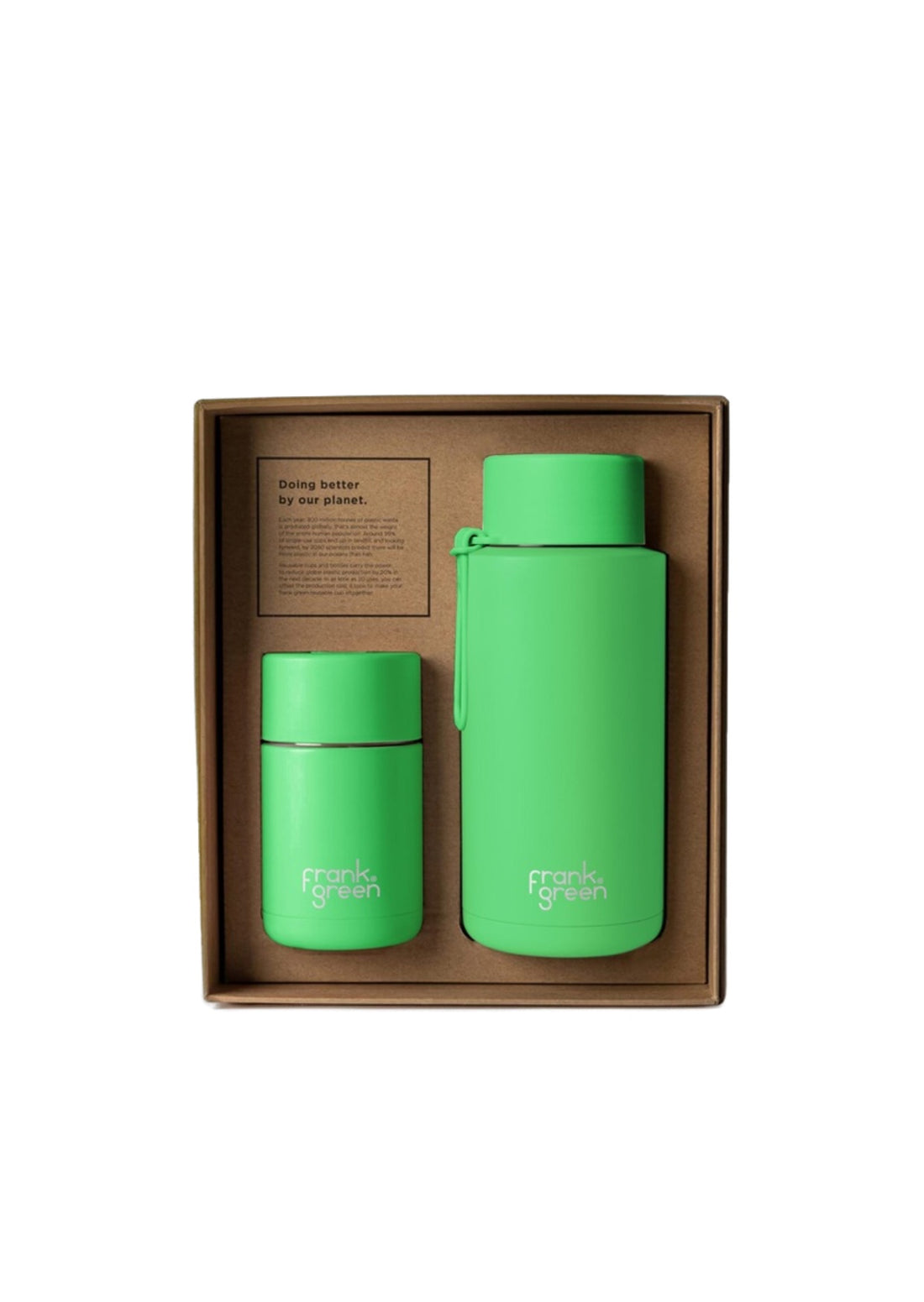 Frank Green Ceramic My Eco Gift Sets  - Neon Green