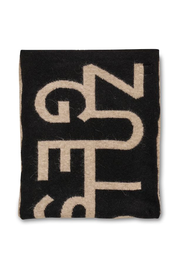 Gestuz AlphaGZ Scarf - Warm Black/Sand Melange