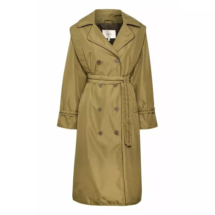 Gestuz EvelynGZ Trenchcoat - Gothic Olive