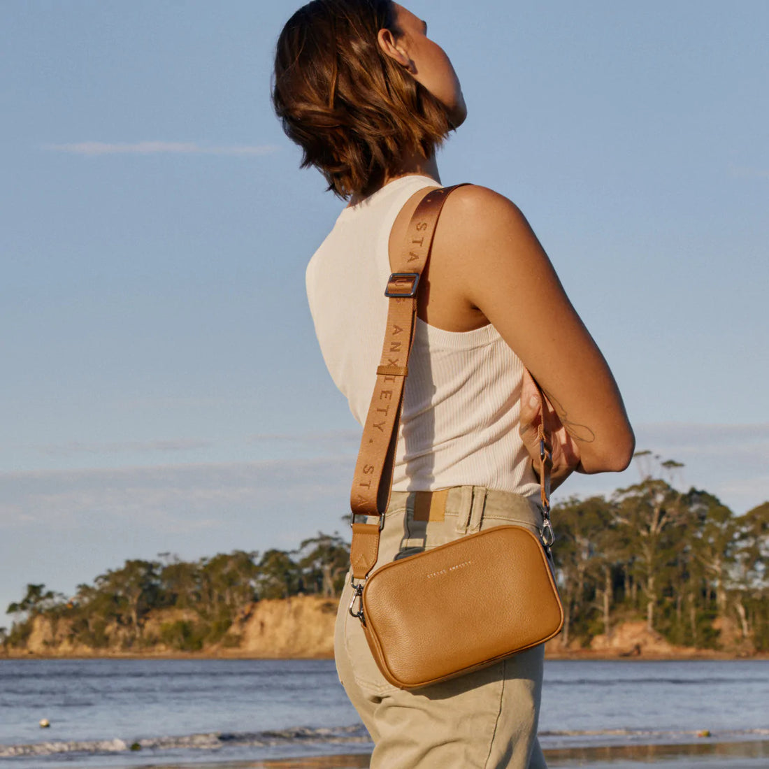 Status Anxiety Plunder With Webbed Strap - Tan